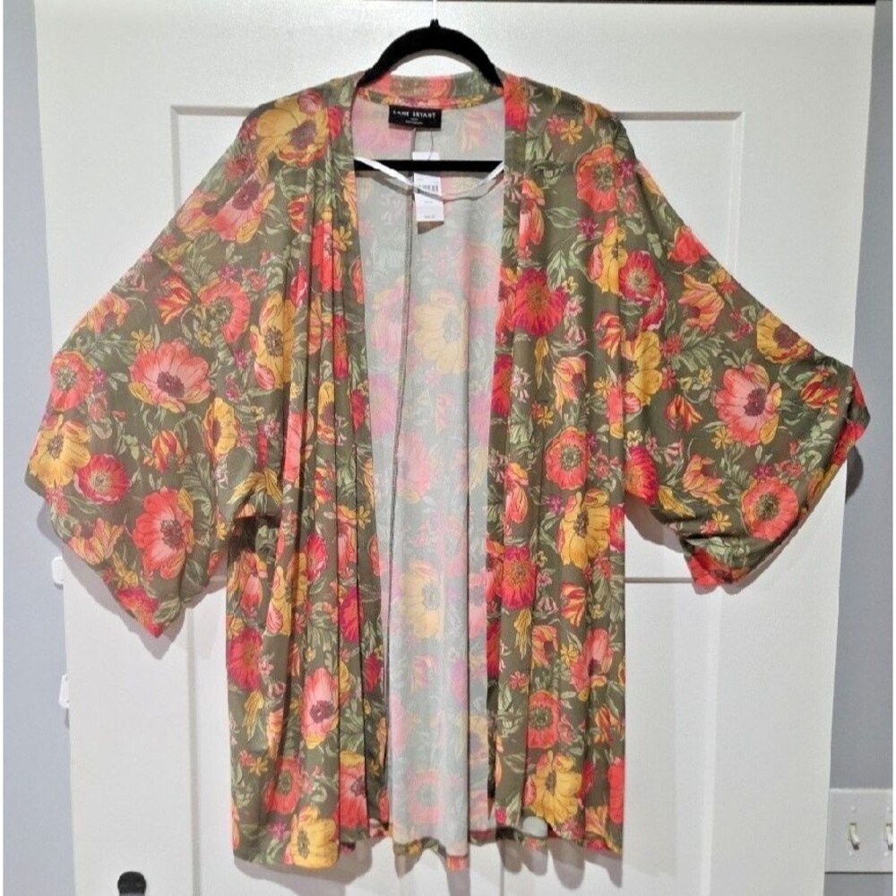 Lane Bryant Flower Bomb Relaxed Blazer  Sz 26/28 New with Tags
